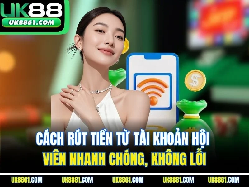 Cách rút tiền từ tài khoản hội viên nhanh chóng, không lỗi