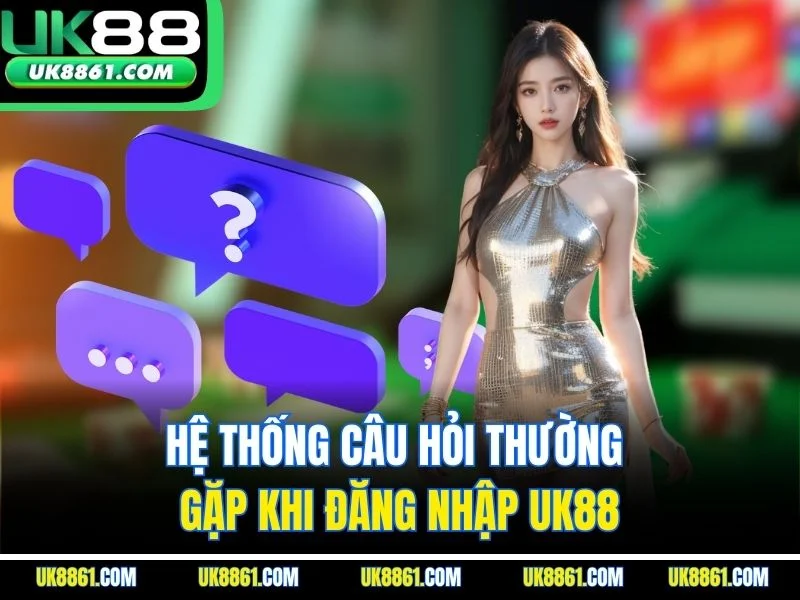 Hệ thống câu hỏi thường gặp khi đăng nhập UK88