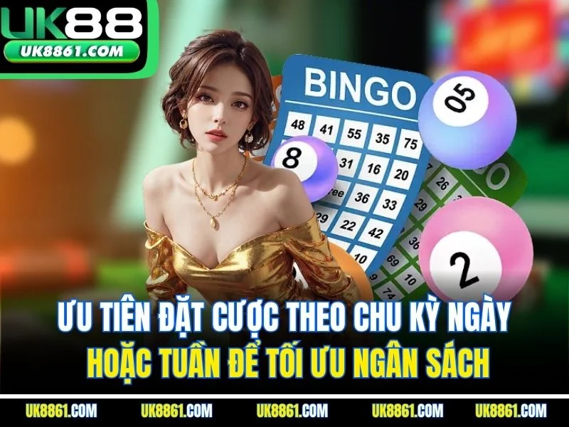 Ưu tiên đặt cược theo chu kỳ ngày hoặc tuần để tối ưu ngân sách